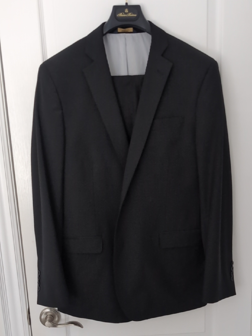 Brooks Brothers Explorer Regent Fit Black Suit